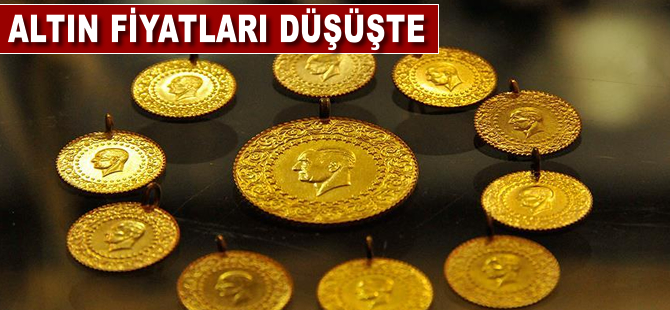 Altın fiyatları düşmeye devam ediyor