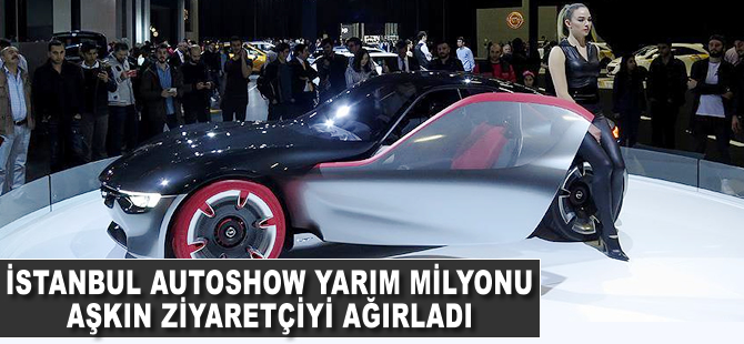 İstanbul Autoshow yarım milyonu aşkın ziyaretçiyi ağırladı