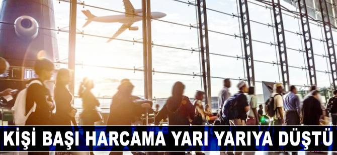 Kişi başı harcama yarı yarıya düştü