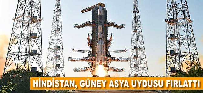 Hindistan Güney Asya uydusu fırlattı