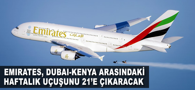 Emirates Nairobi’ye günlük üçüncü uçuşunu duyurdu