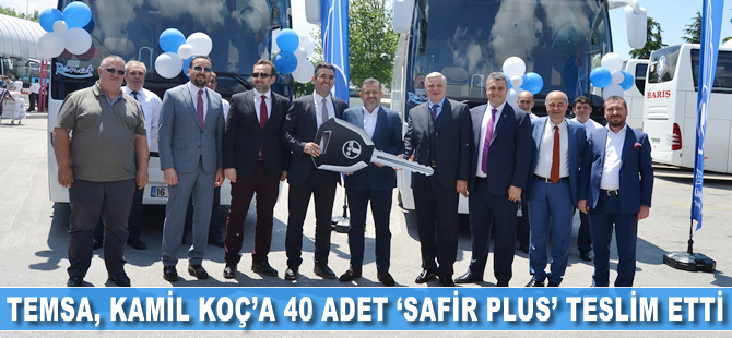 TEMSA, Kamil Koç'a 40 adet 'Safir Plus' teslim etti