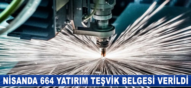 Nisanda 664 yatırım teşvik belgesi verildi