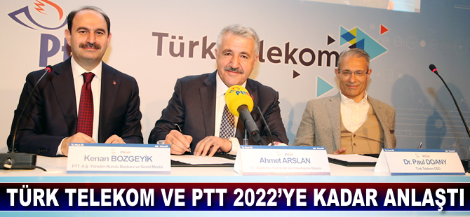 Türk Telekom ve PTT Pttcell için 2022’ye kadar anlaştı