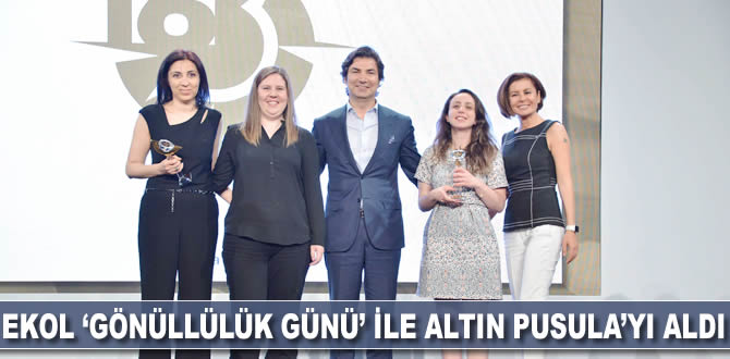 Ekol, “Gönüllülük Günü” ile Altın Pusula’yı aldı