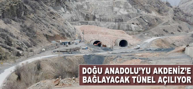 Doğu Anadolu'yu Akdeniz'e bağlayacak tünel açılıyor