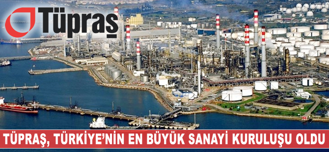 Türkiye'nin en büyük sanayi kuruluşları belli oldu