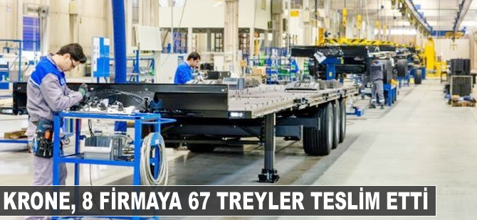 Krone, 8 firmaya 67 treyler teslim etti