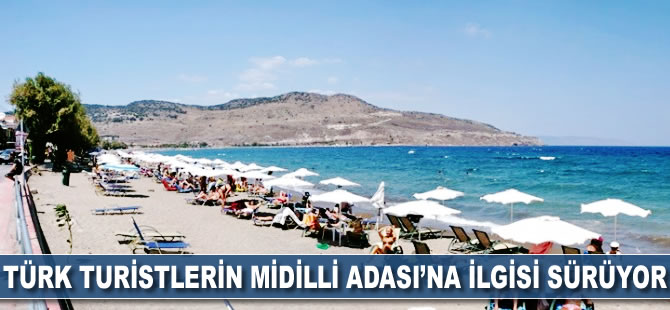 Türk turistlerin Midilli Adası'na ilgisi sürüyor