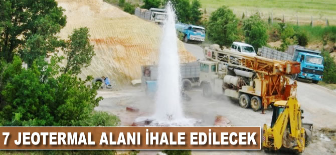 7 jeotermal alanı ihale edilecek