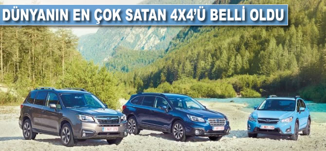 Dünyanın en çok satan 4X4'ü belli oldu