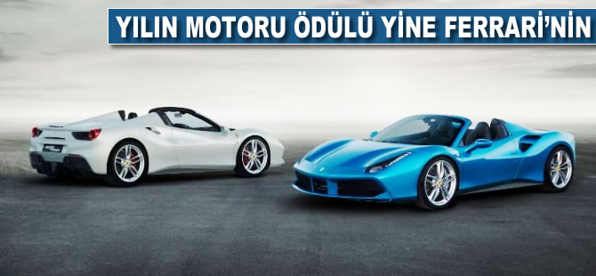 Yılın motoru unvanı yine Ferrari’nin