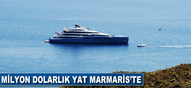 Milyon dolarlık yat Marmaris'te