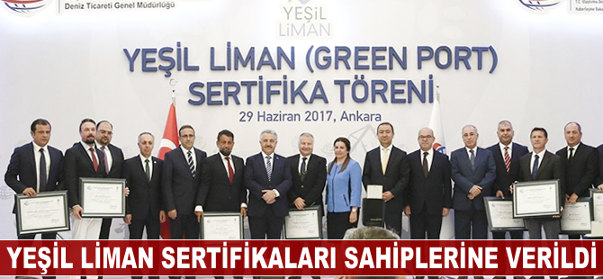 Yeşil Liman Sertifikaları, sahiplerine teslim edildi