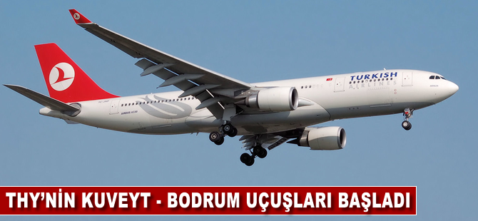 Kuveyt-Bodrum hattında tarifeli uçuşlar başladı