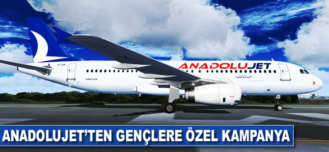 Anadolujet'ten gençlere özel kampanya